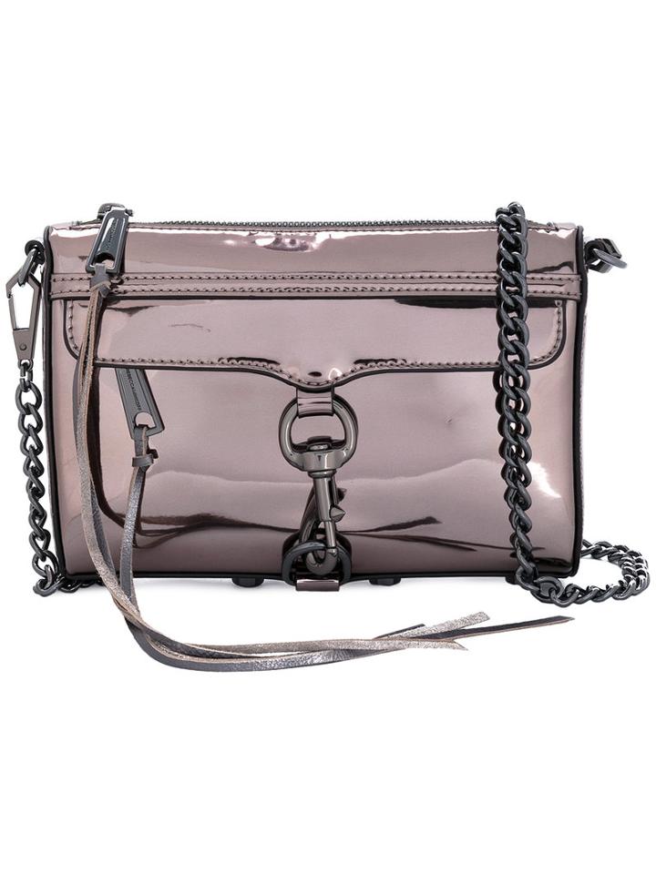 Rebecca Minkoff - Mini M.a.c. Crossbody Bag - Women - Leather - One Size, Grey, Leather