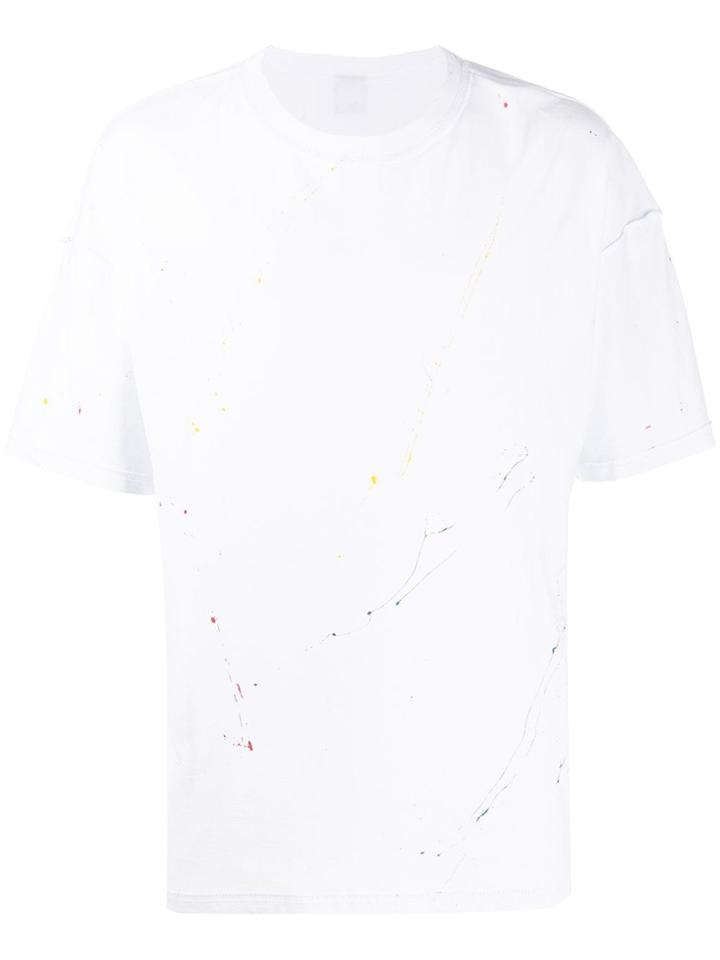 Les (art)ists Paint Splatter Effect T-shirt - White