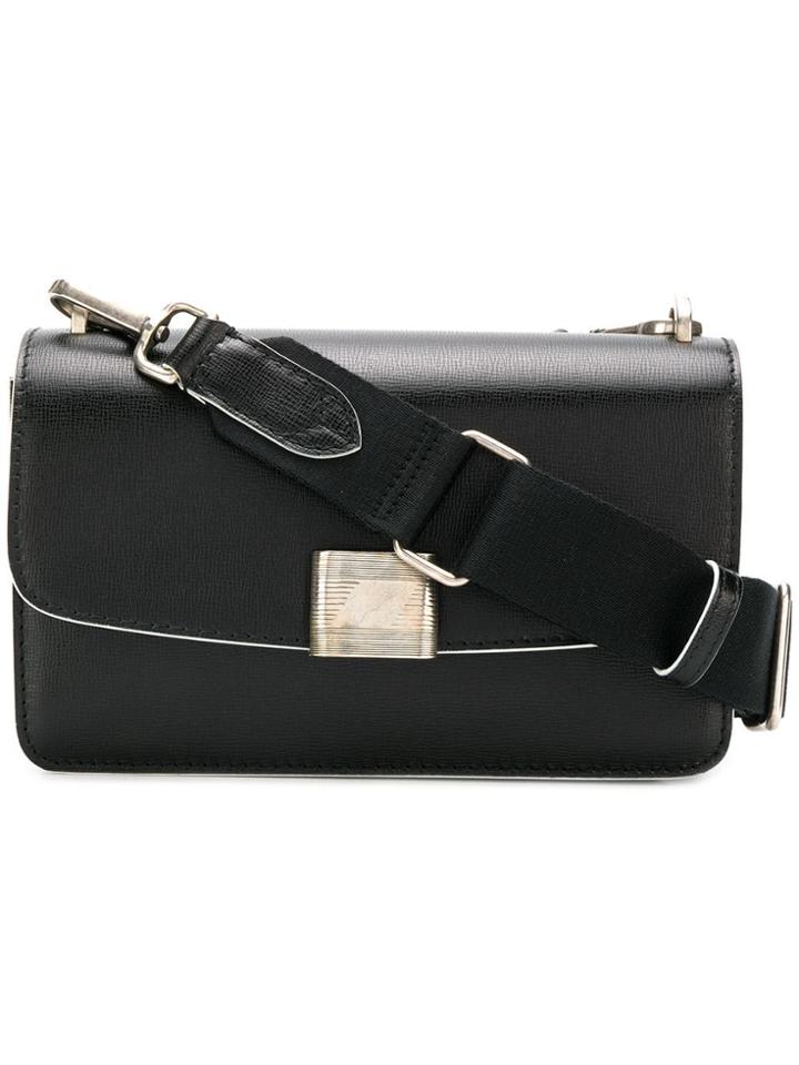 Golden Goose Deluxe Brand Long Foldover Shoulder Bag - Black