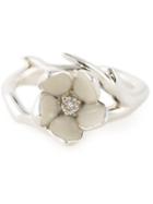 Shaun Leane Cherry Blossom Diamond Ring, Women's, Size: 54, Metallic, Sterling Silver