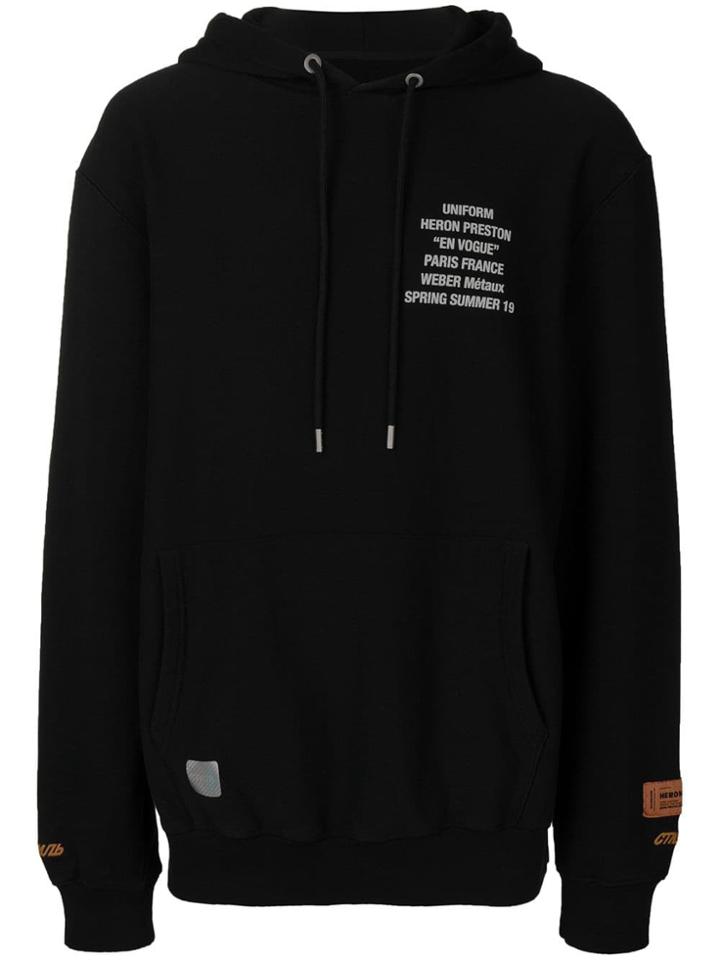 Heron Preston Uniform Hoodie - Black
