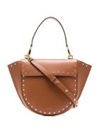 Wandler Brown Hortensia Medium Studded Leather Bag