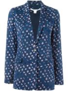 Diane Von Furstenberg Daisy Buds Print Jacket