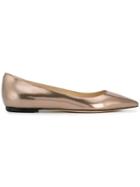 Jimmy Choo Romy Flat Pumps - Metallic