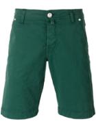 Jacob Cohen Bermuda Shorts, Men's, Size: 37, Green, Cotton/spandex/elastane