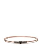 Pomellato 18kt Rose Gold M'ama Non M'ama Onyx And Diamond Bangle -