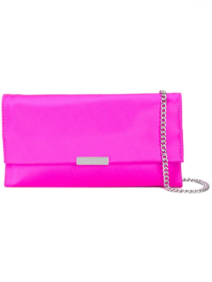 Loeffler Randall Slim Clutch Bag - Pink & Purple