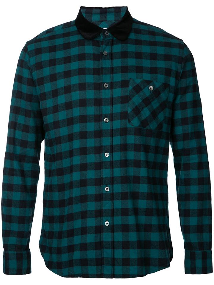 Sacai - Checked Shirt - Men - Cotton - Ii, Black, Cotton