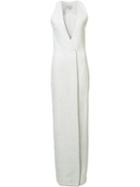 Front Slit Double-breasted Dress, Women's, Size: 2, White, Polyester/spandex/elastane/viscose/polyurethane, Cushnie Et Ochs