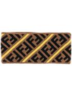 Fendi Fendi Silk - Man - Head Band - Brown