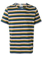 Oliver Spencer Triple Stripe T-shirt, Men's, Size: Xl, Yellow/orange, Cotton