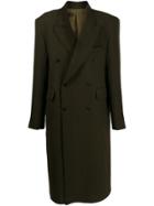 Cmmn Swdn Omar Raw Edge Coat - Green