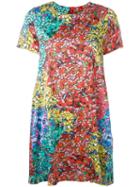 Ultràchic Abstract Print Dress, Women's, Size: 44, Silk/spandex/elastane