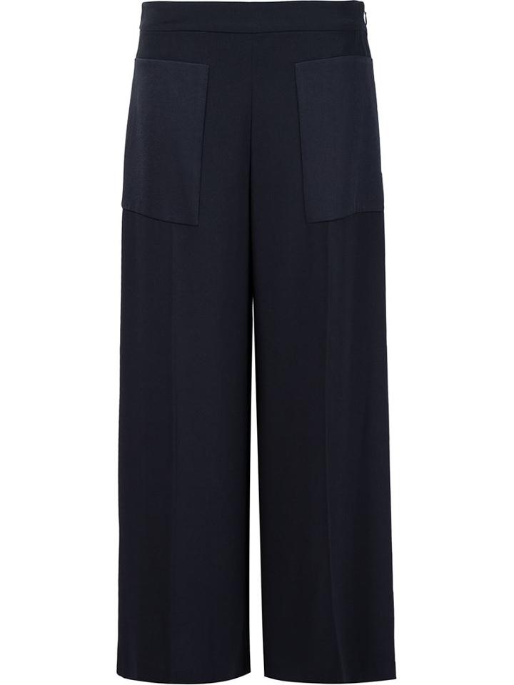 Joseph Wide Leg Trousers, Women's, Size: 44, Black, Acetate/polyester