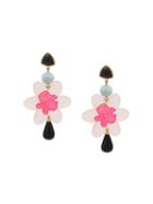 'mariposa' Earrings, Women's, Pink/purple, Lizzie Fortunato Jewels