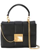 Sonia Rykiel - Fold-over Closure Tote - Women - Calf Leather - One Size, Black, Calf Leather