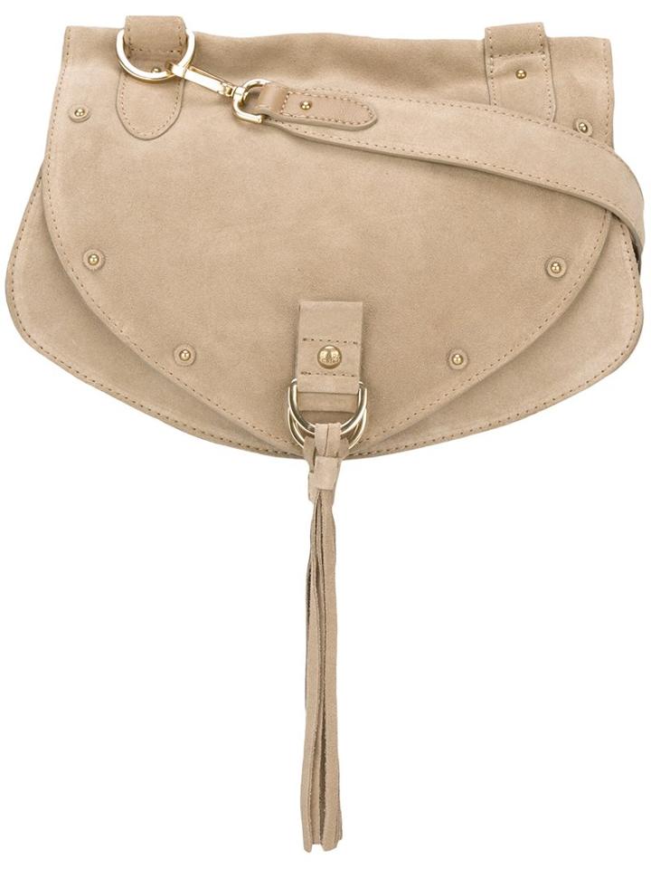 See By Chloé Medium 'collins' Crossbody Bag, Women's, Nude/neutrals, Suede