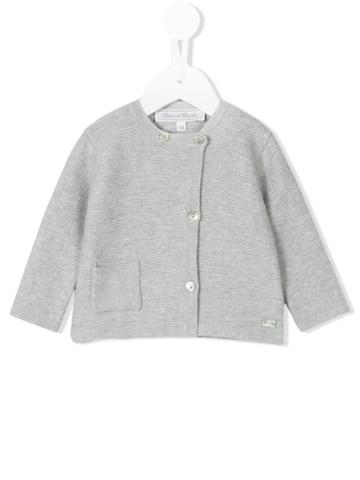 Tartine Et Chocolat - Buttoned Cardigan - Kids - Cotton - 6 Mth, Grey