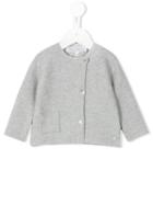 Tartine Et Chocolat - Buttoned Cardigan - Kids - Cotton - 6 Mth, Grey