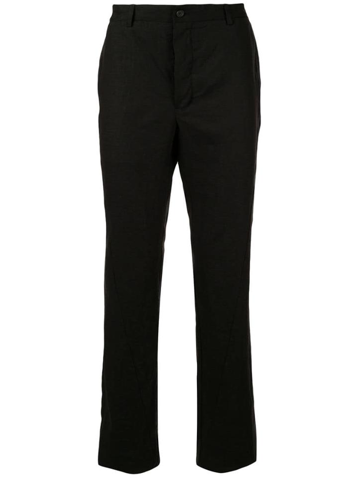 Forme D'expression Straight Leg Trousers - Black