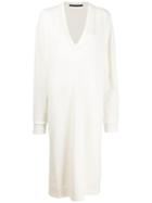 Haider Ackermann Oversized Jumper Dress - White