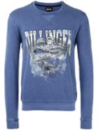 Just Cavalli 'dilliger' Sweatshirt, Men's, Size: Xl, Blue, Cotton