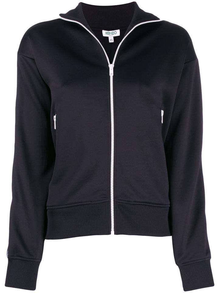 Kenzo Logo Stripe Track Jacket - Black