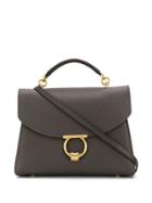 Salvatore Ferragamo Gancini Tote - Brown