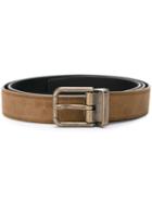 Dolce & Gabbana Suede Belt, Men's, Size: 95, Nude/neutrals, Suede