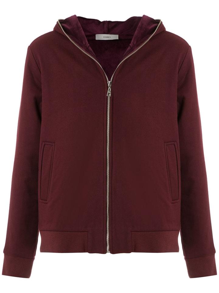 Egrey Hooded Jacket - Purple