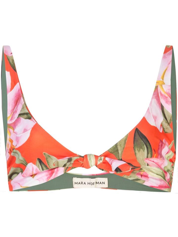 Mara Hoffman Goldie Bikini Top - Red