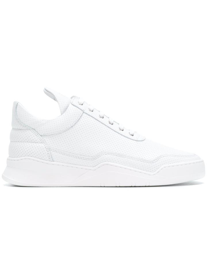 Filling Pieces Low Top Ghost Sneakers - White