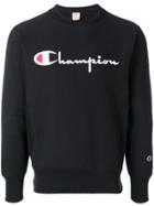 Champion Embroidered Logo Sweatshirt - Black
