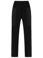 Gloria Coelho Slim Fit Trousers, Women's, Size: 44, Black, Polyester/acetate
