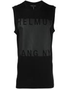 Helmut Lang Logo Print Tank - Black