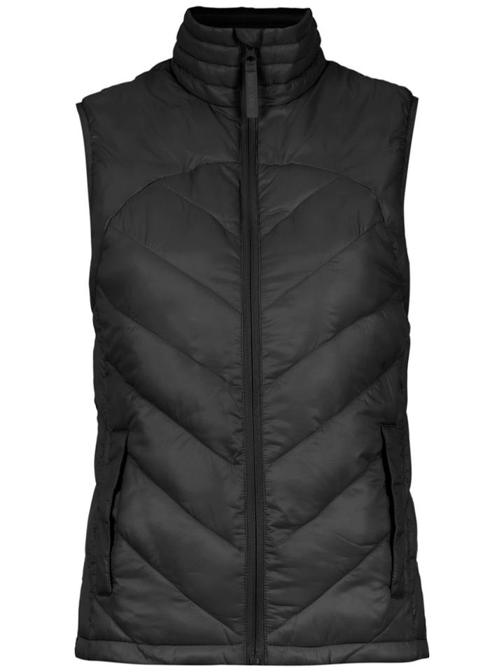 Track & Field Quilted Vest - Black