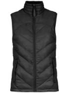 Track & Field Quilted Vest - Black