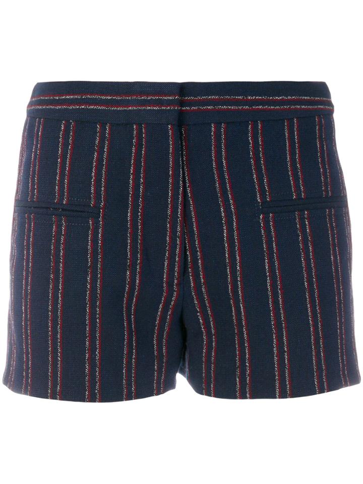 Carven Striped Shorts - Blue