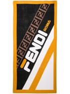 Fendi Logo Beach Cover-up - Black