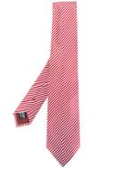 Giorgio Armani Diagonal Stripes Tie - Red