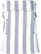 Shades Of Grey By Micah Cohen Striped Strapless Top
