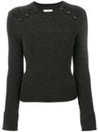 Isabel Marant Étoile - Koyle Pullover - Women - Cotton/wool - 40, Grey, Cotton/wool