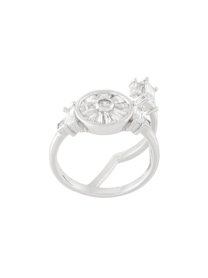 V Jewellery Olive Ring - Grey