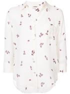 L'agence - Printed Shirt - Women - Silk - Xs, Nude/neutrals, Silk