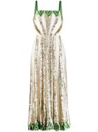 Temperley London Sequin Panelled Dress - Pink