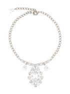 Dolce & Gabbana Crystal Chandelier Necklace - Metallic