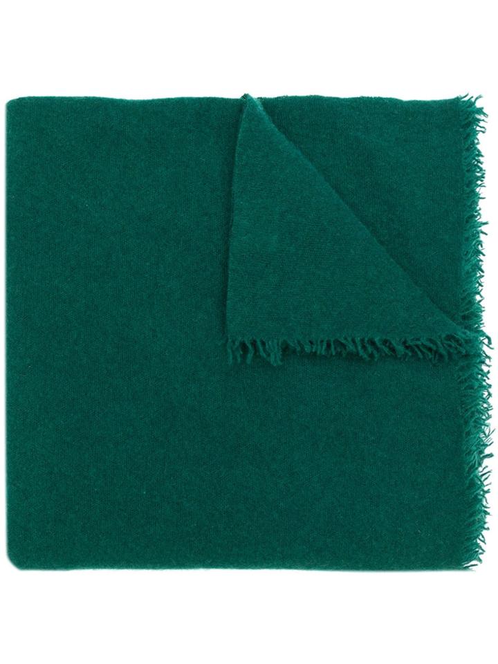 Faliero Sarti Fringed Scarf - Green
