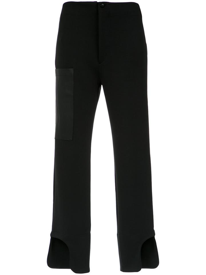 Gloria Coelho Wide Leg Trousers - Black