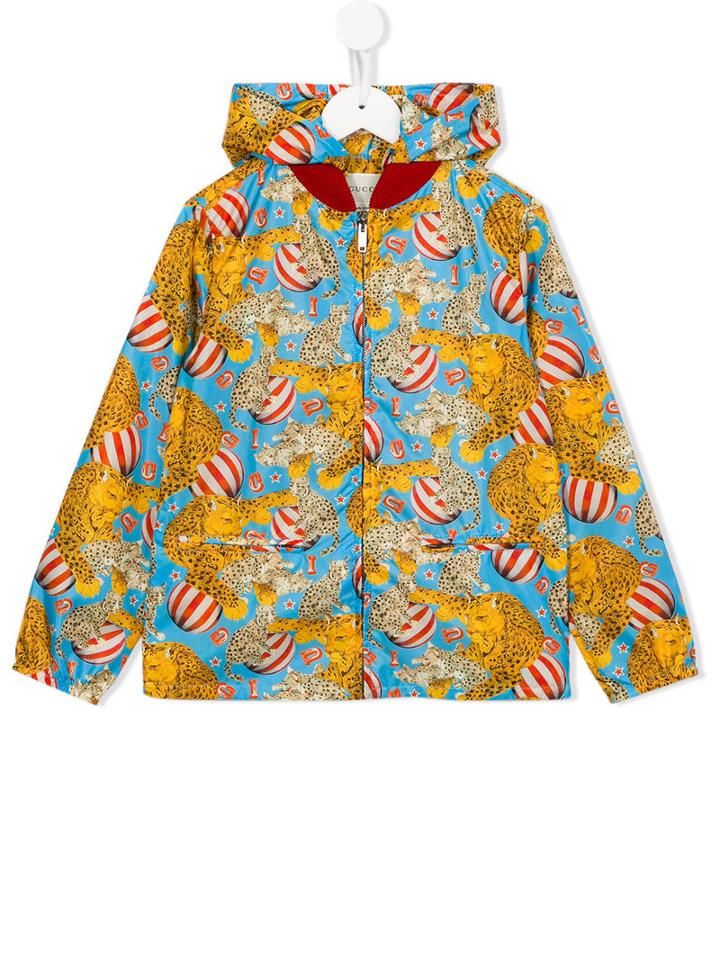 Gucci Kids - Circus Print Jacket - Kids - Cotton/polyester - 8 Yrs