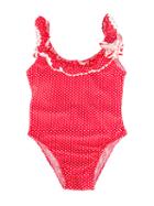 Amaia Dotted Swimsuit, Girl's, Size: 6 Yrs, Red